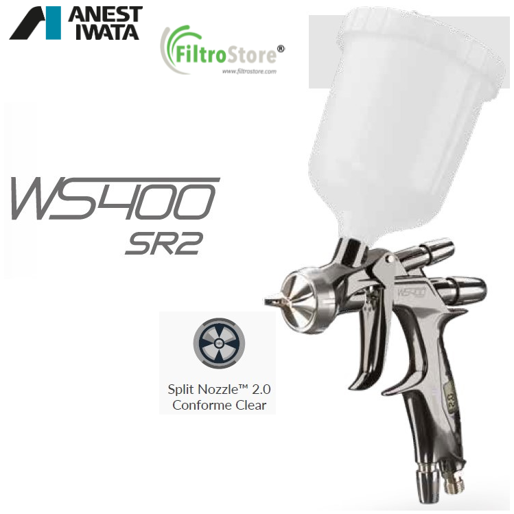 WS-400 SERIE2 CLEAR - DIGITALE Anest Iwata pistola a tazza